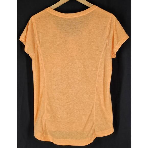 PATAGONIA WOMEN'S ORANGE CAPILENE COOL TRAIL BLOUSE TOP SIZE MEDIUM - Picture 2 of 12